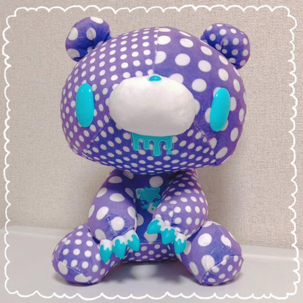 Chax GP Gloomy Bear TEXTILLIC8 -CRAZY DOTS- Purple